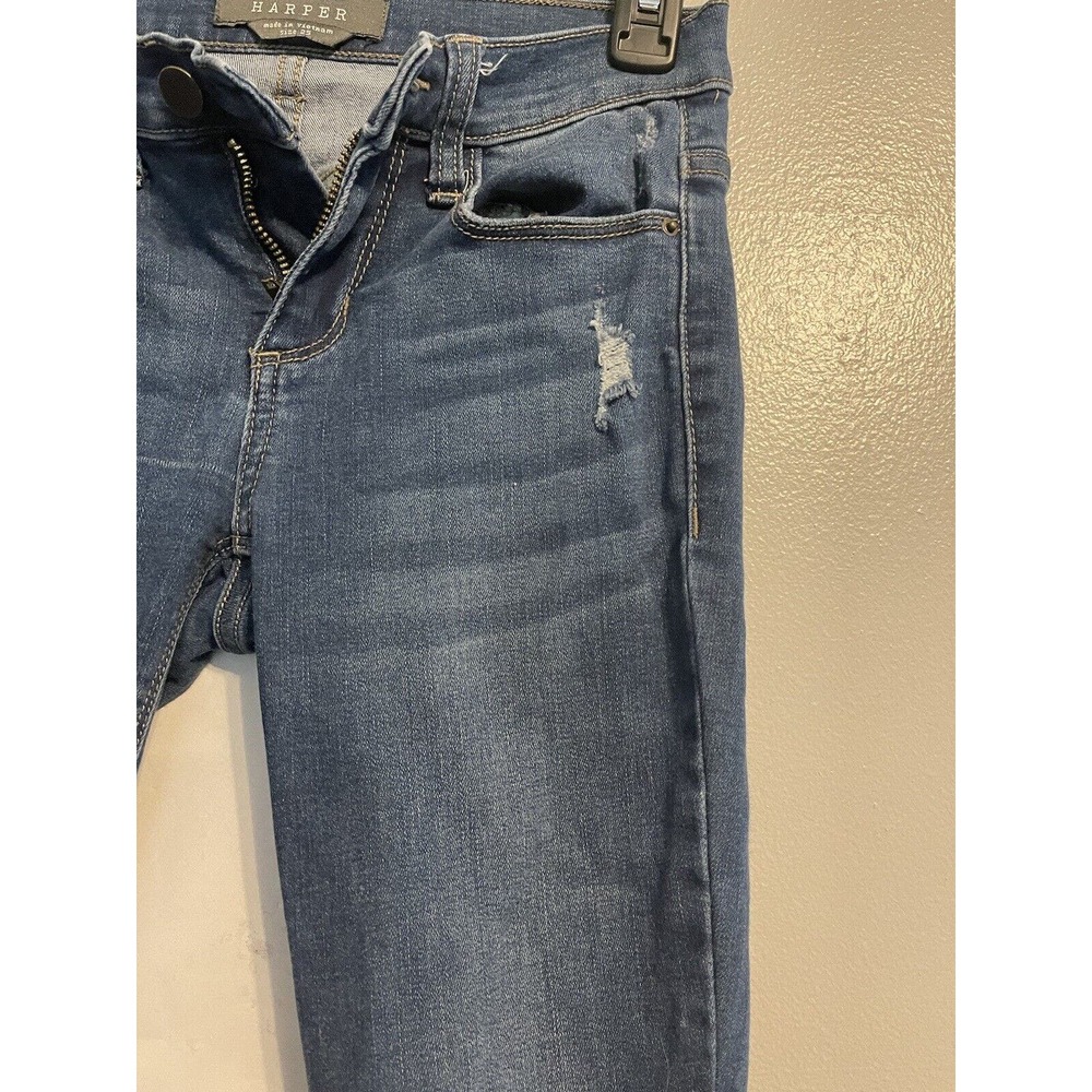 Harper Skinny Jeans Boutique Sz 25 Inseam 26 - Picture 4 of 6